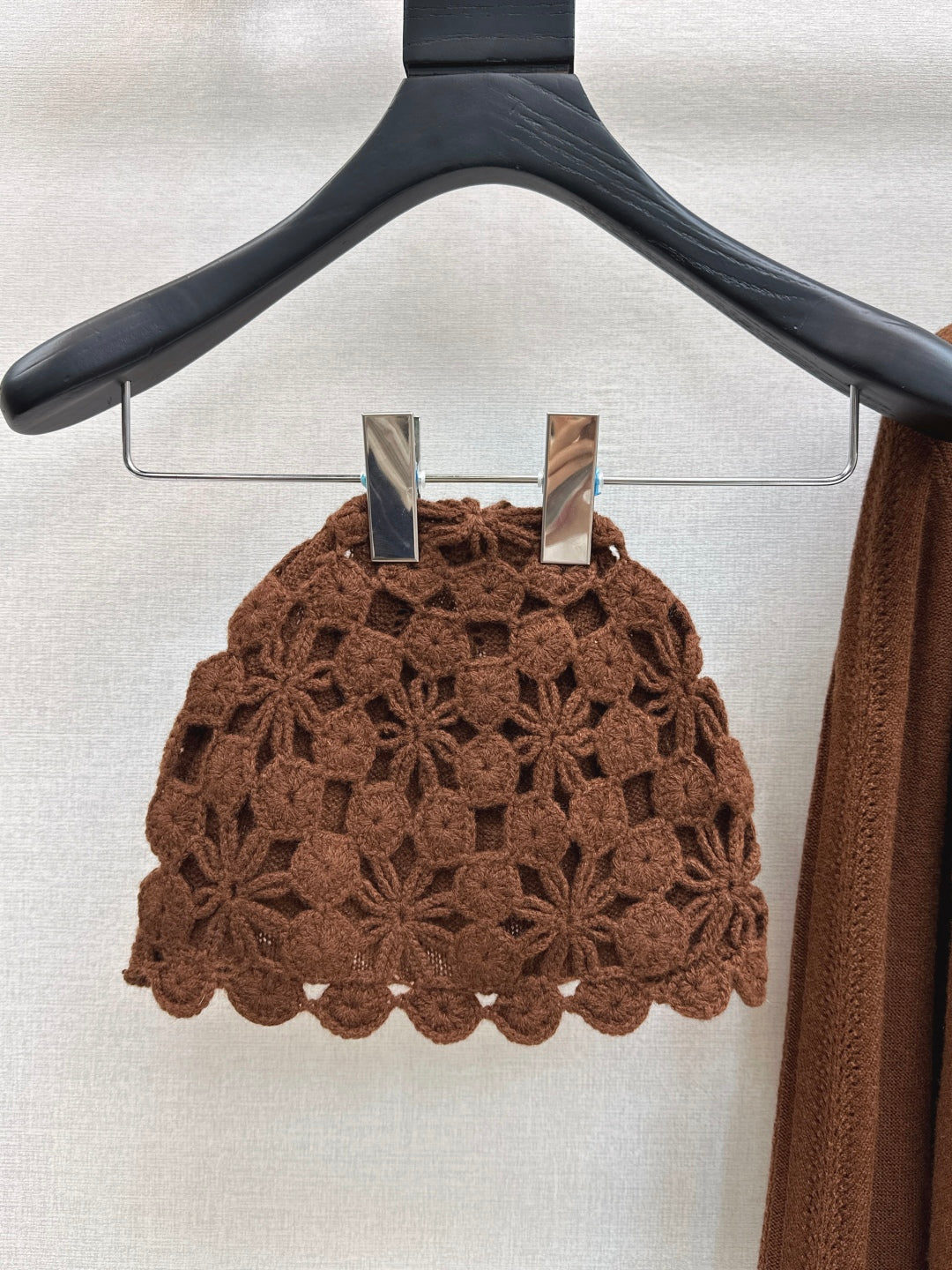 Chan 25fw cardigan hat set