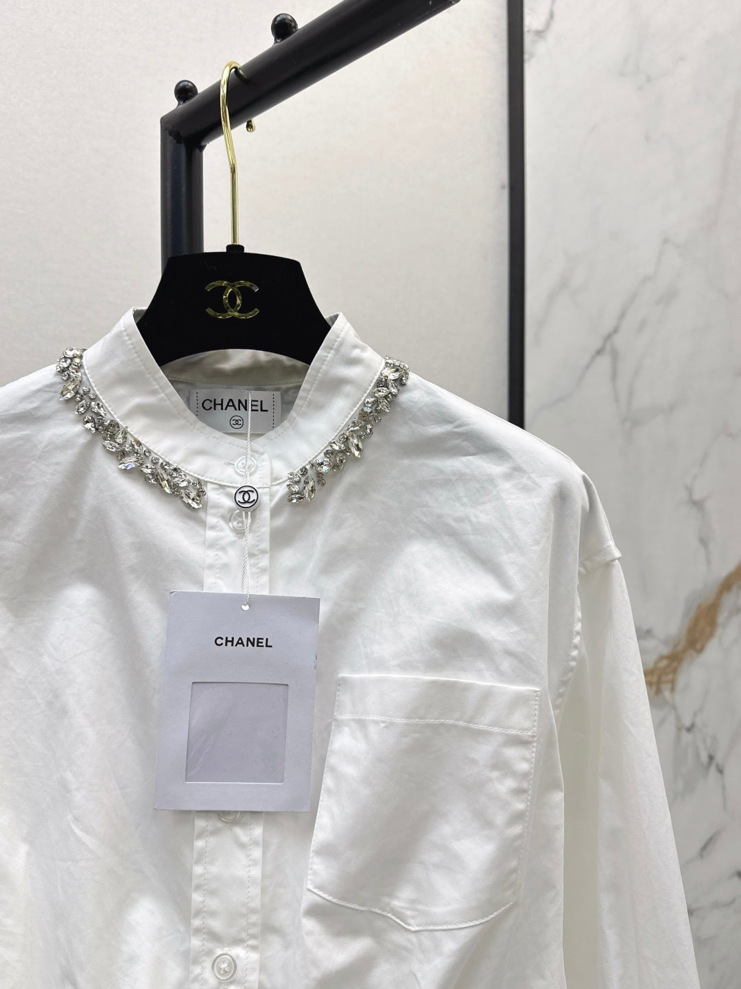 Chan 25fw Rhinestone Shirt