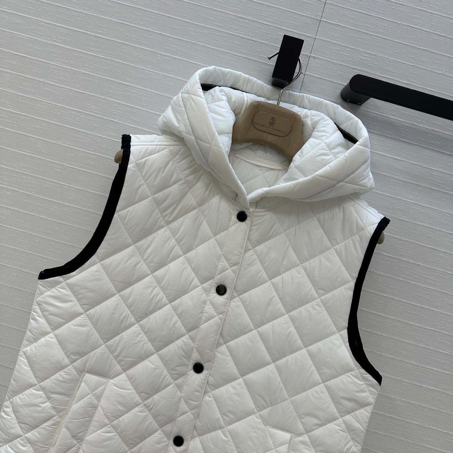 Brune 25fw hoodie vest