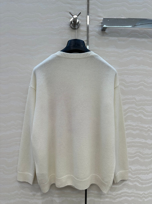 Max 25fw embroidered sewater