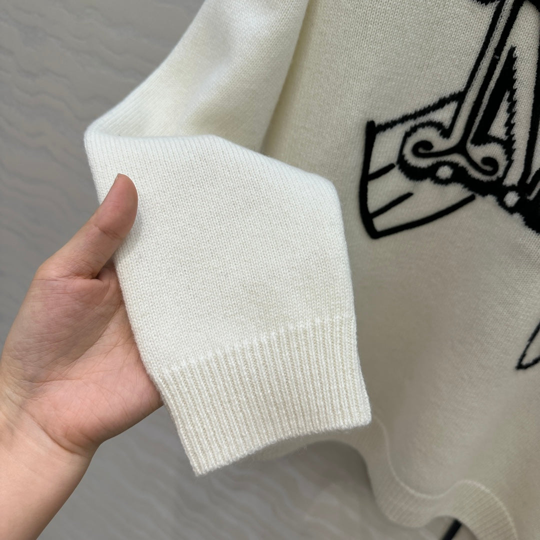Max 25fw embroidered sewater