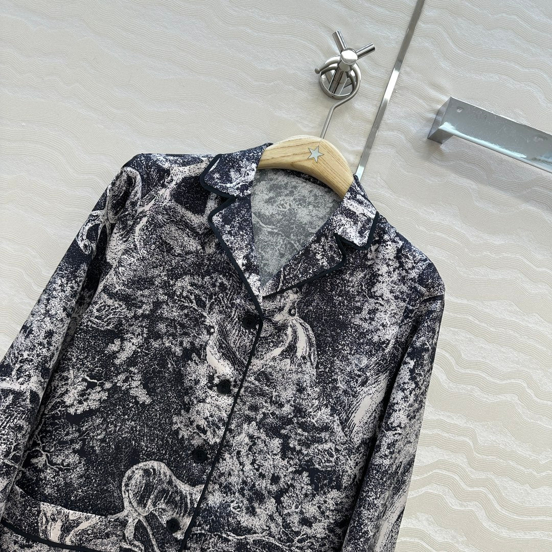 CD 25fw silk shirt