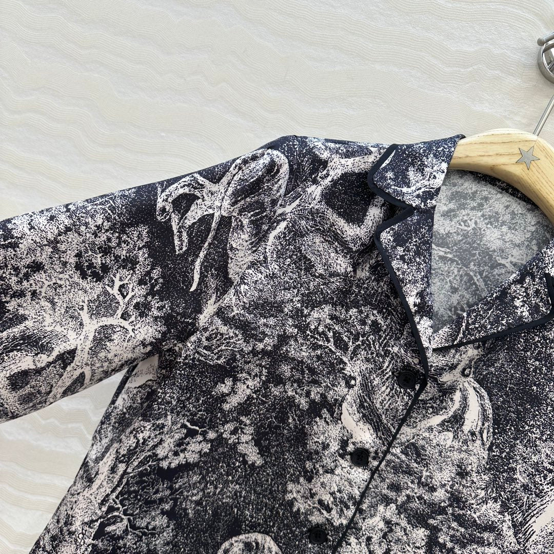 CD 25fw silk shirt