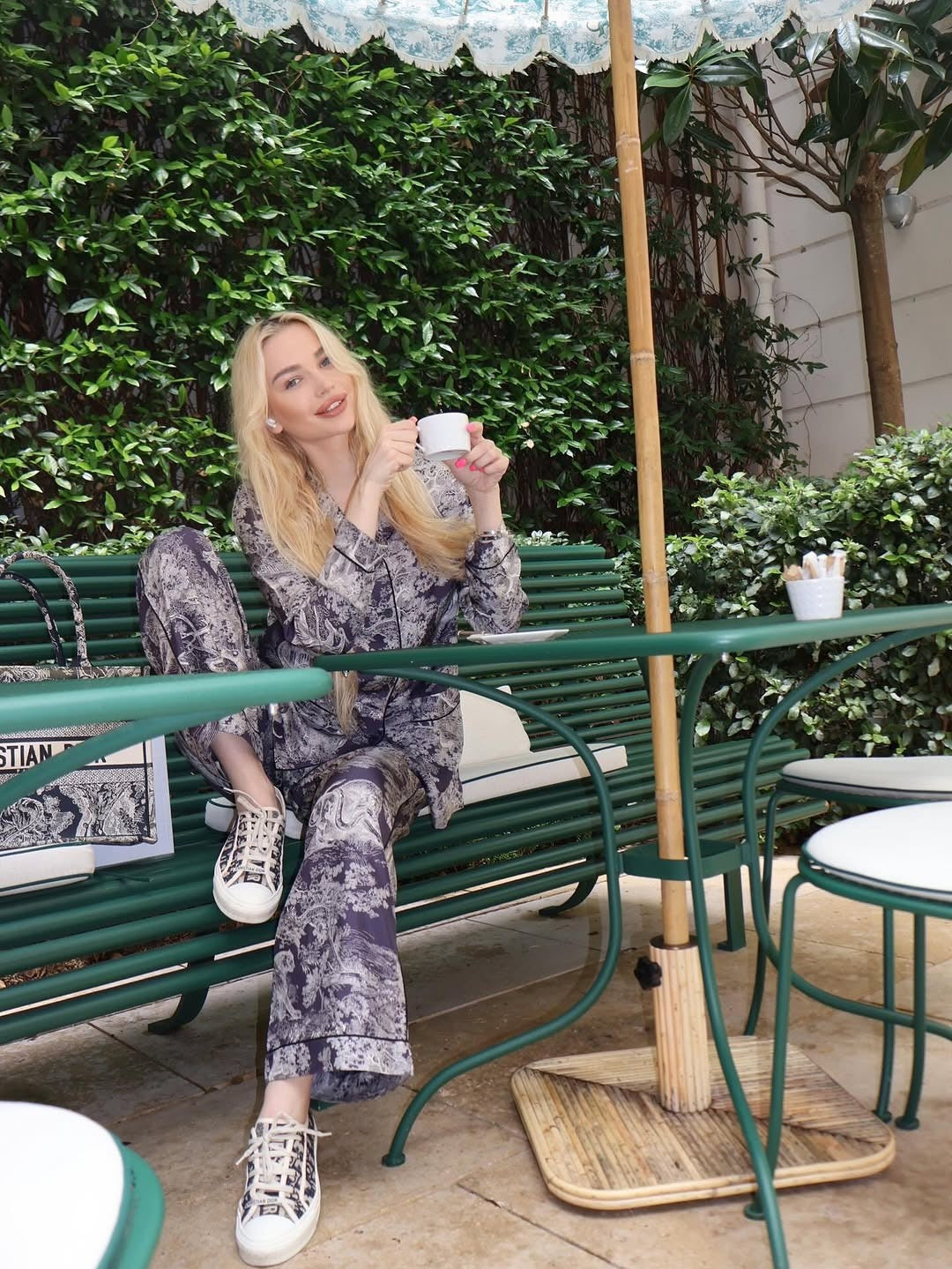 CD 25fw silk pants
