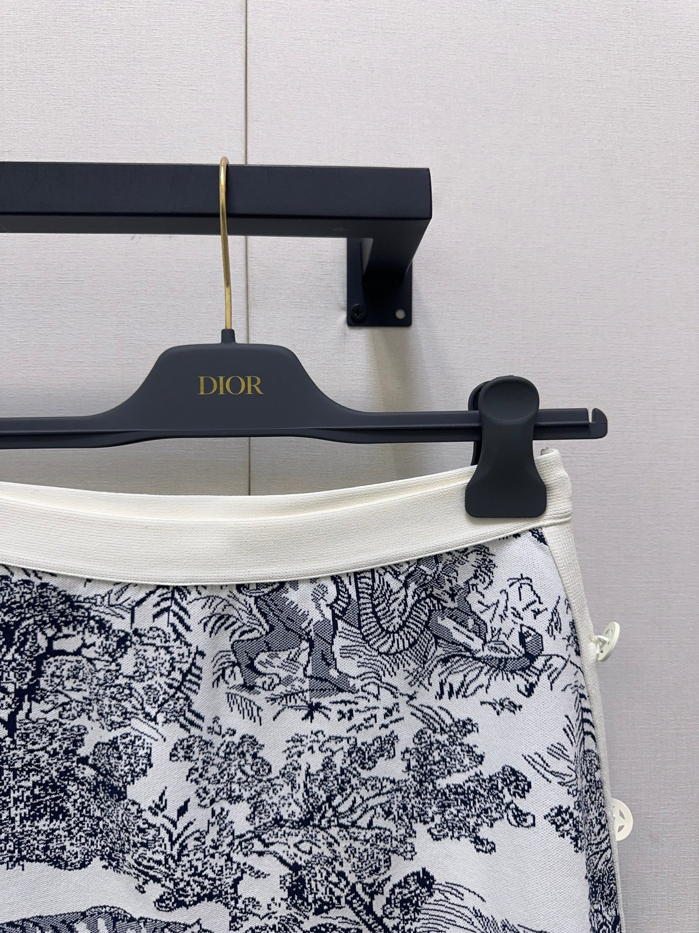 CD 25fw printed skirt