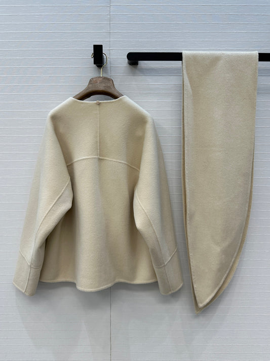 Loro 25fw cashmere trench coat