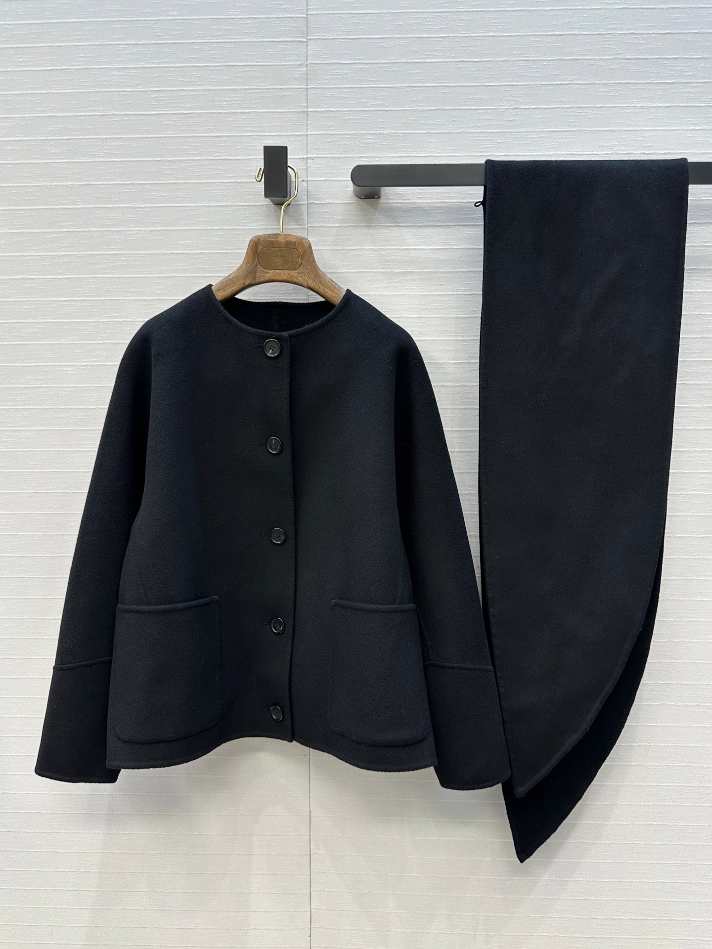 Loro 25fw cashmere trench coat
