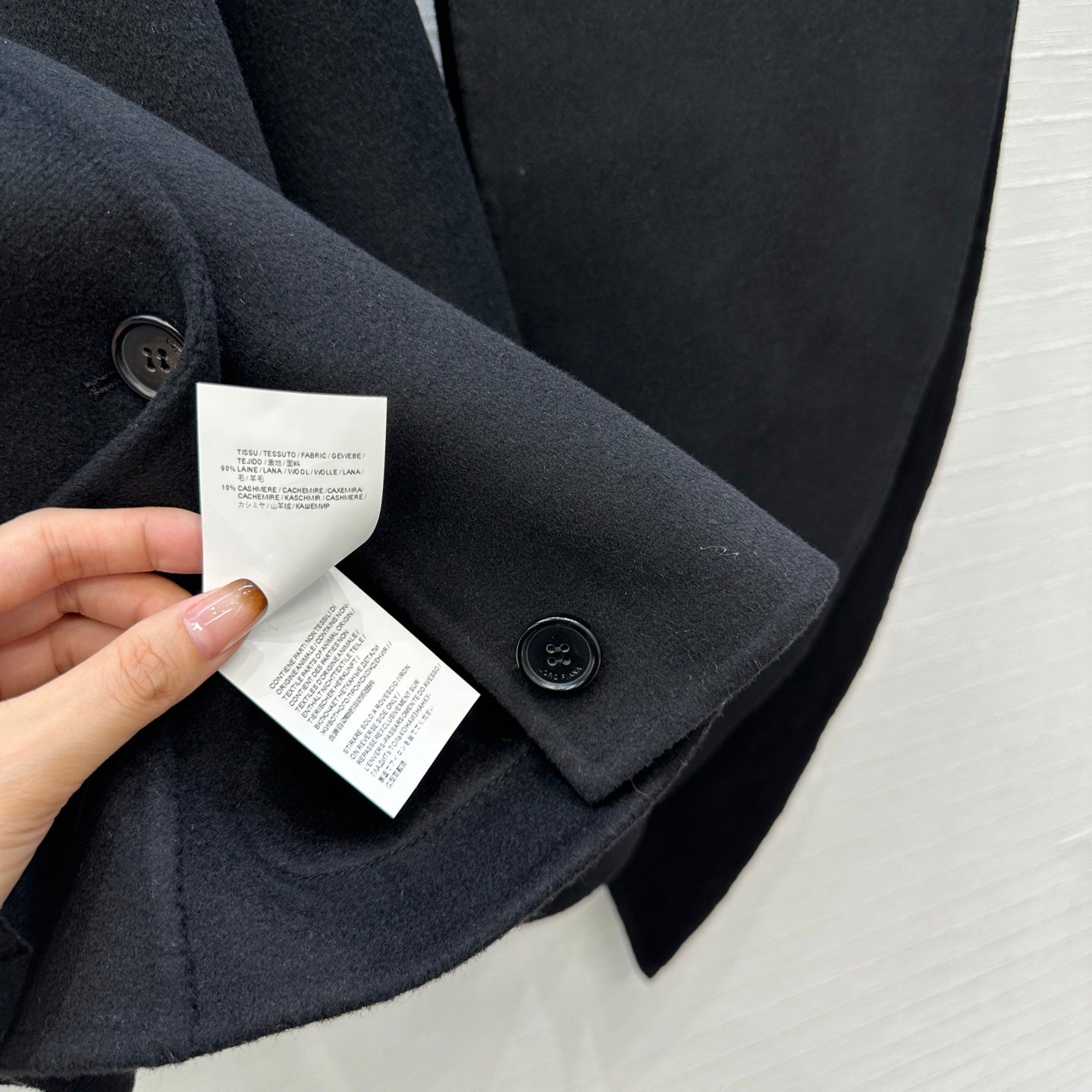 Loro 25fw cashmere trench coat