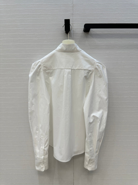 Alai 25fw pleated shirt