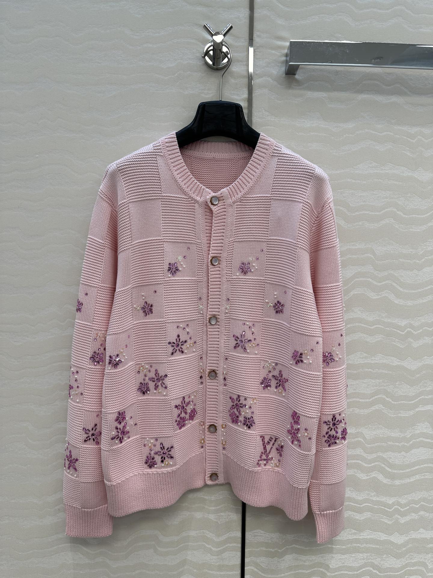 Louis 25fw jacquard cardigan