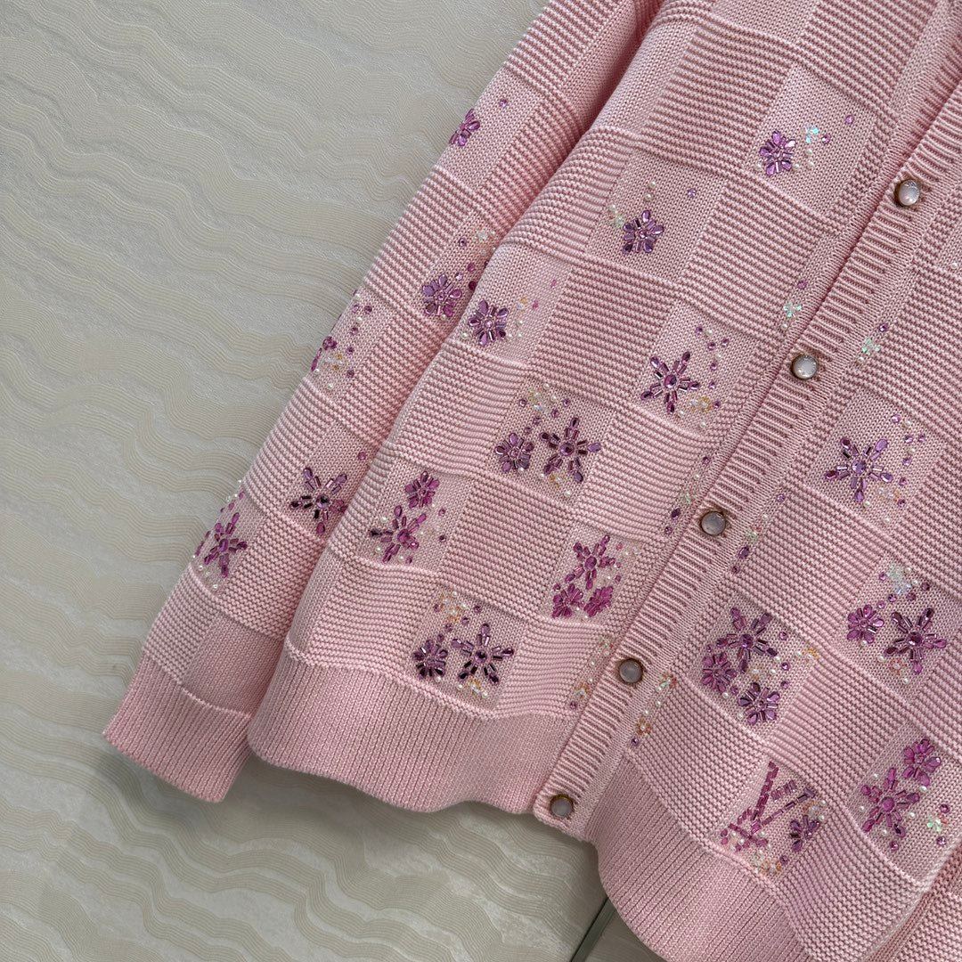 Louis 25fw jacquard cardigan