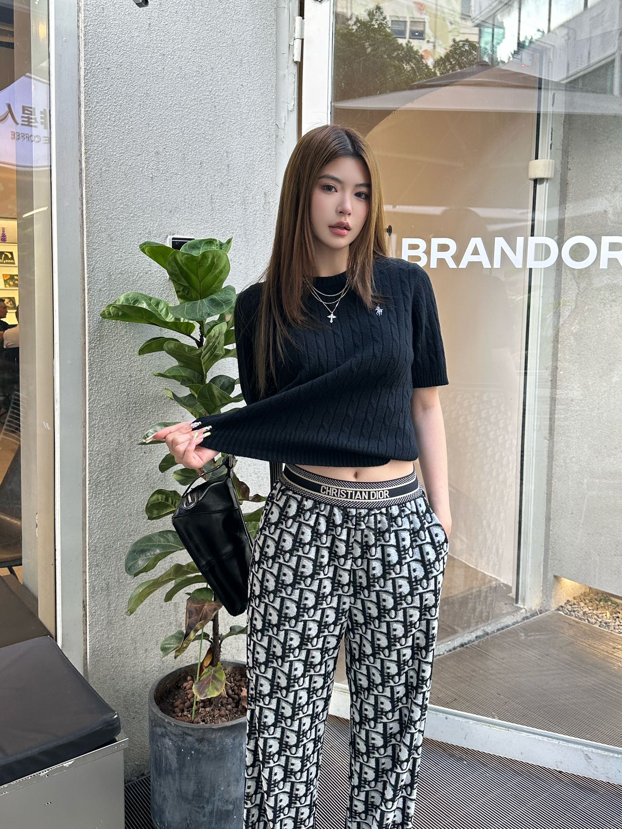 CD 25fw jacquard pants
