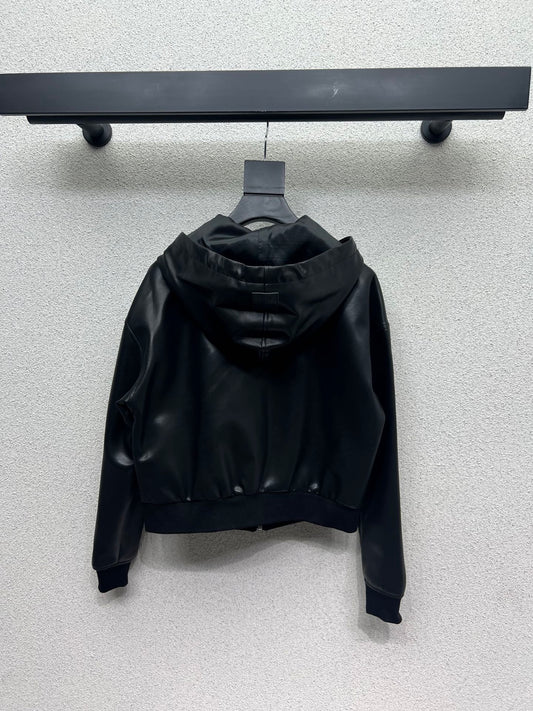 Loe 25fw leather jacket