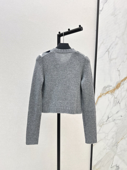 Pra 25fw knitted cardigan