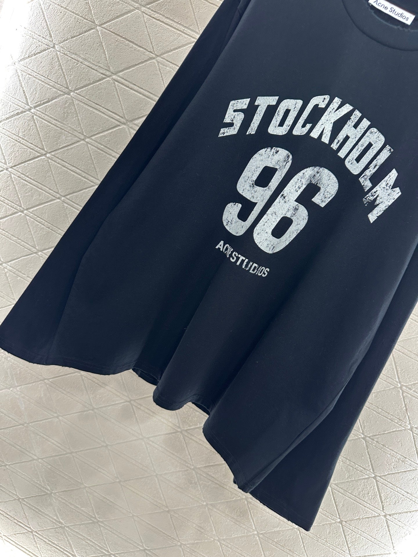 Acn 25fw printed shirt