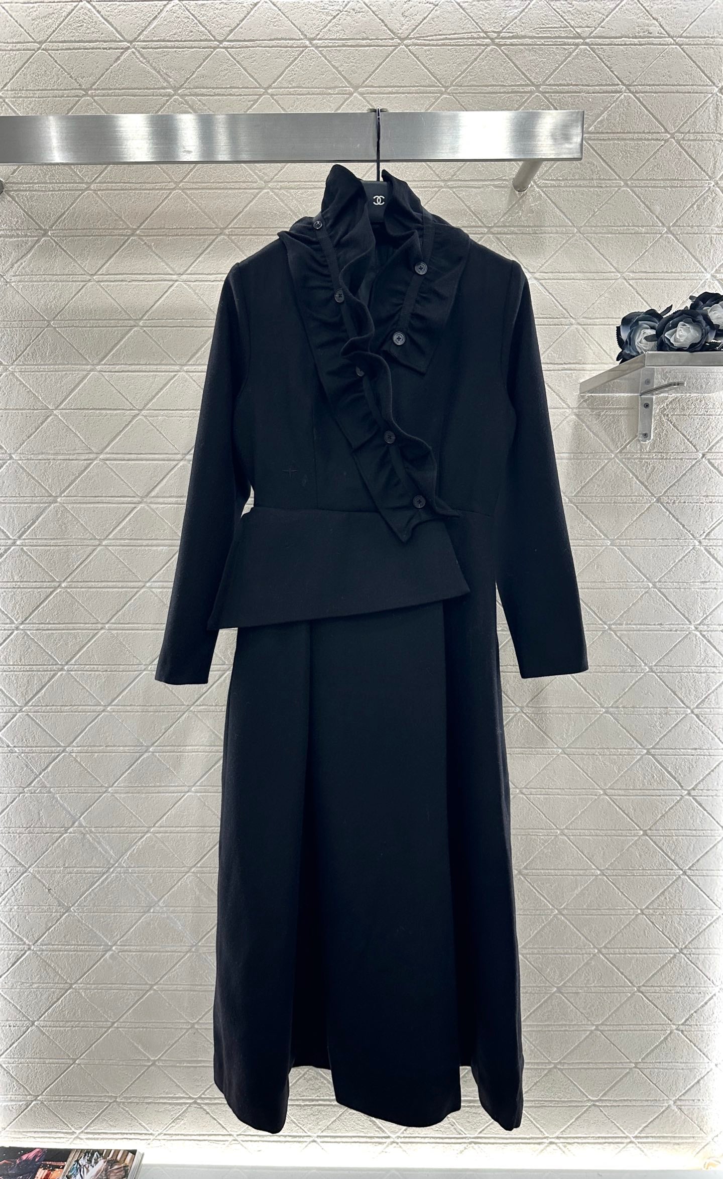 CD 25fw ruffled dress