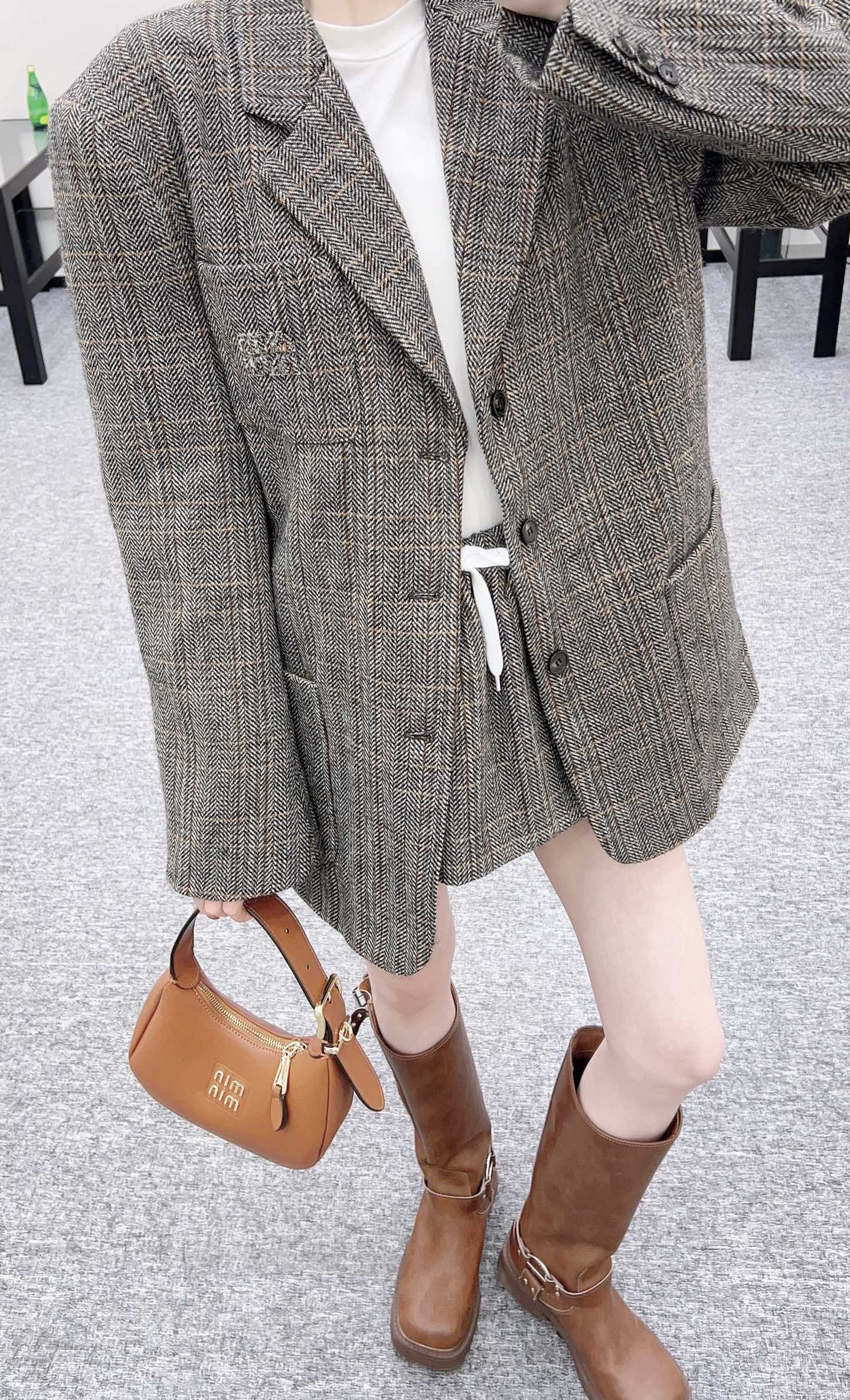 Miu 25fw all-match coat