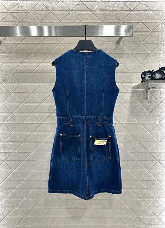 Louis 25fw denim dress