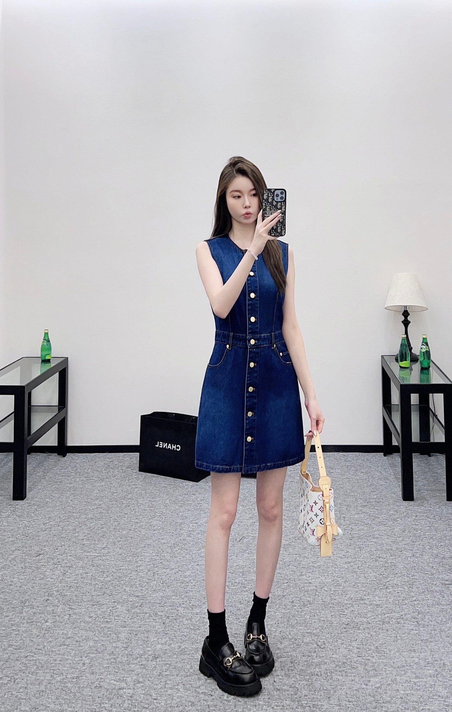 Louis 25fw denim dress