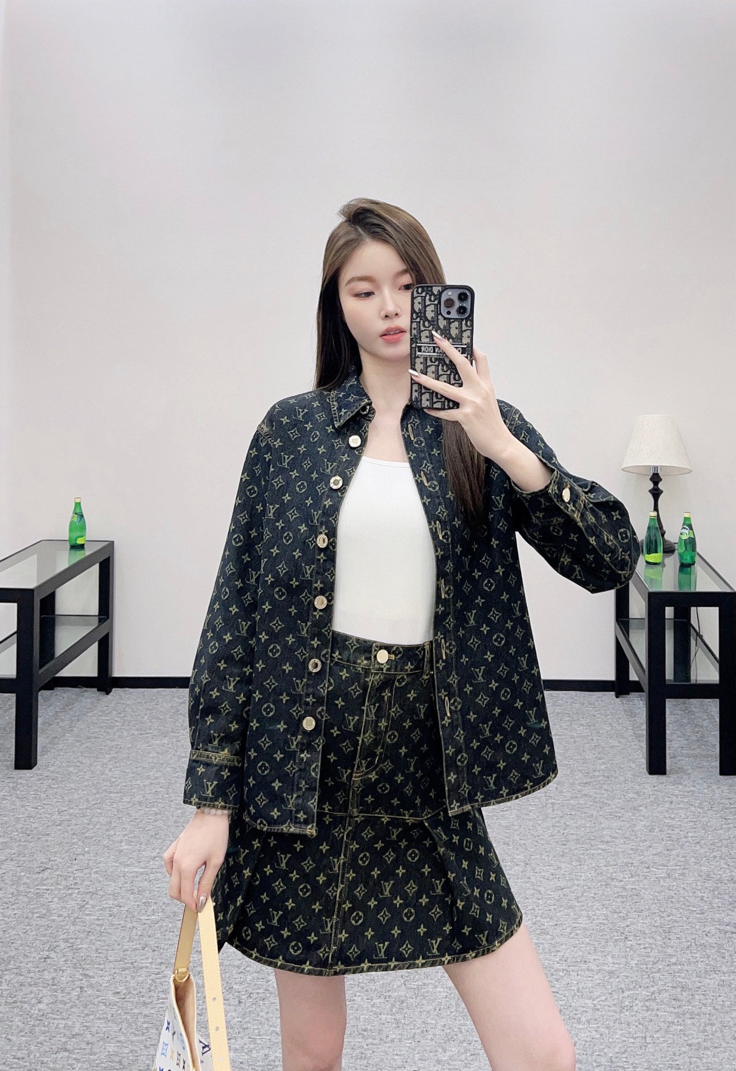 Louis 25fw denin skirts