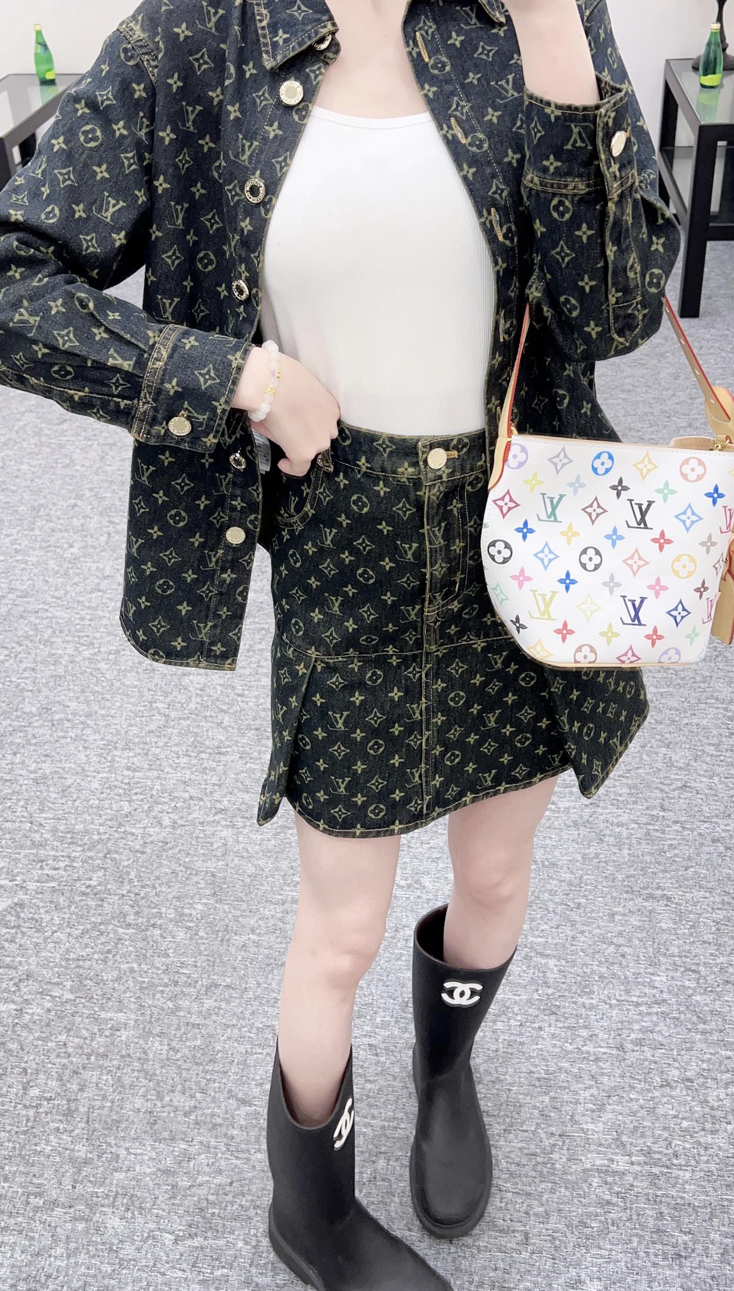 Louis 25fw denin skirts