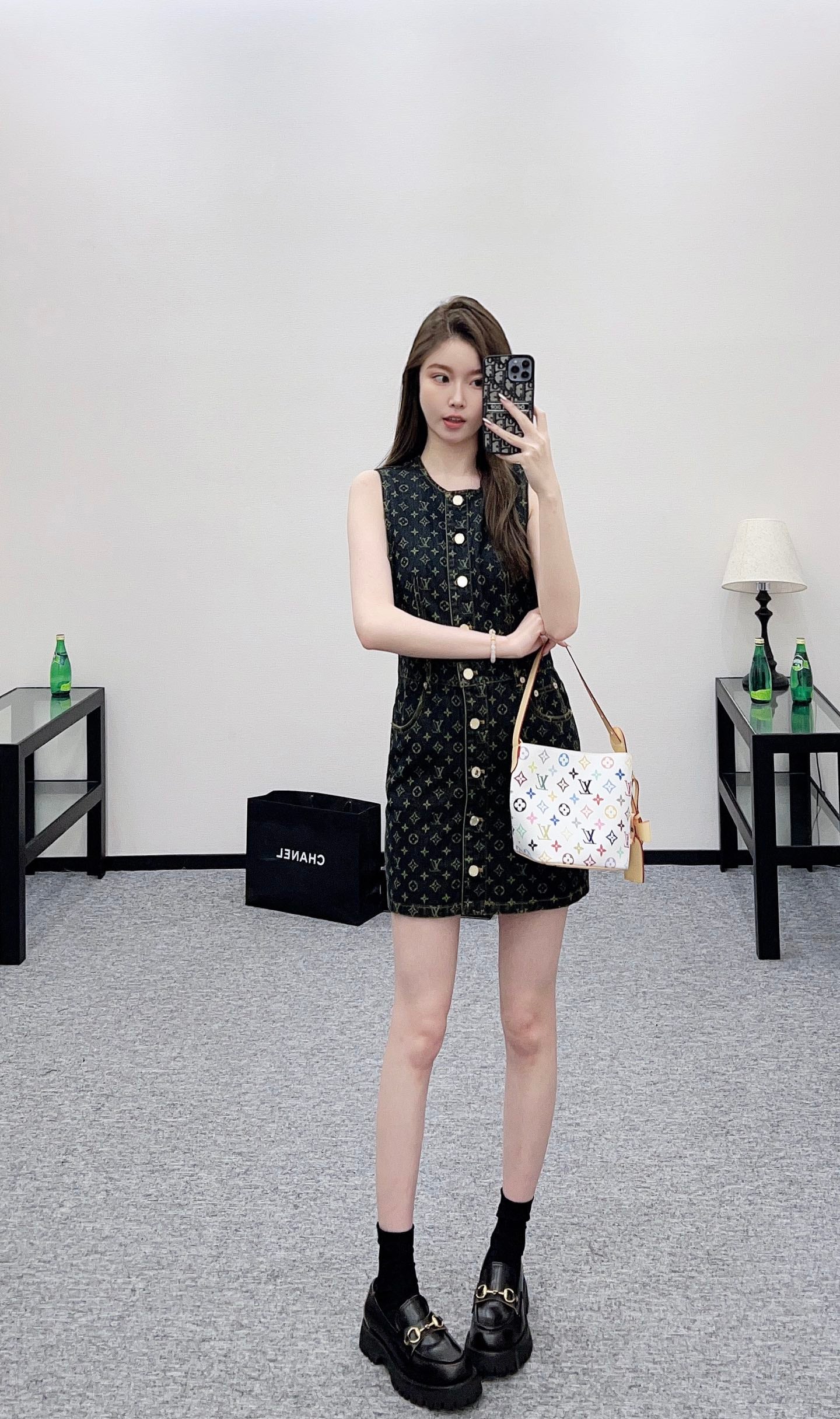 Louis 25fw denin dress