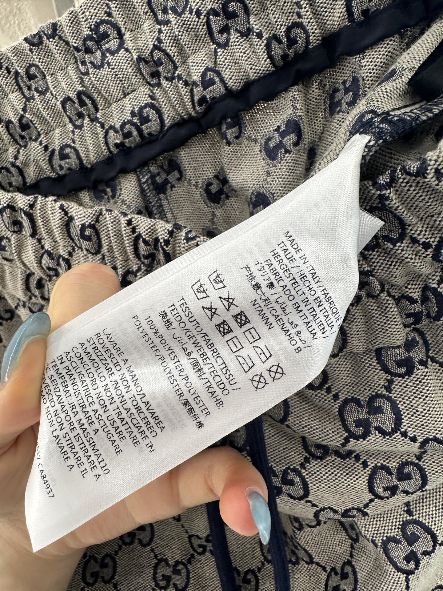 Guc 25fw jacquard pants