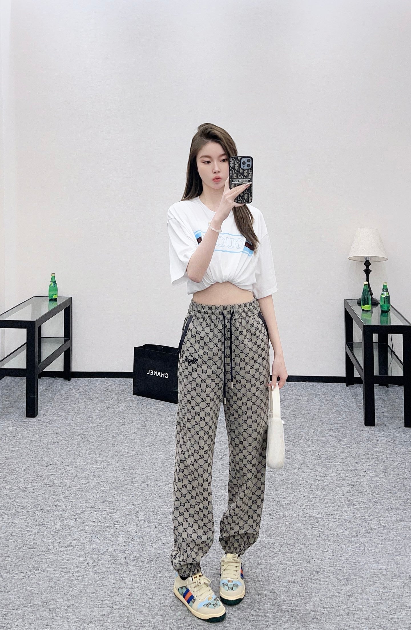 Guc 25fw jacquard pants