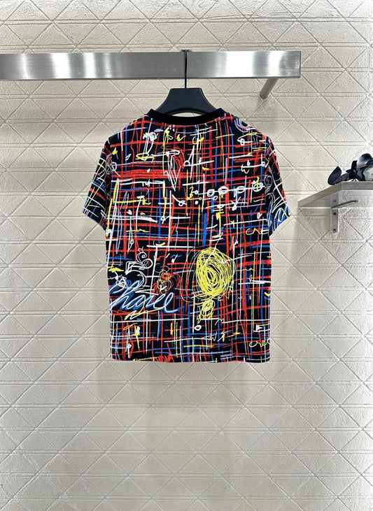 Chan 25fw printed t-shirt