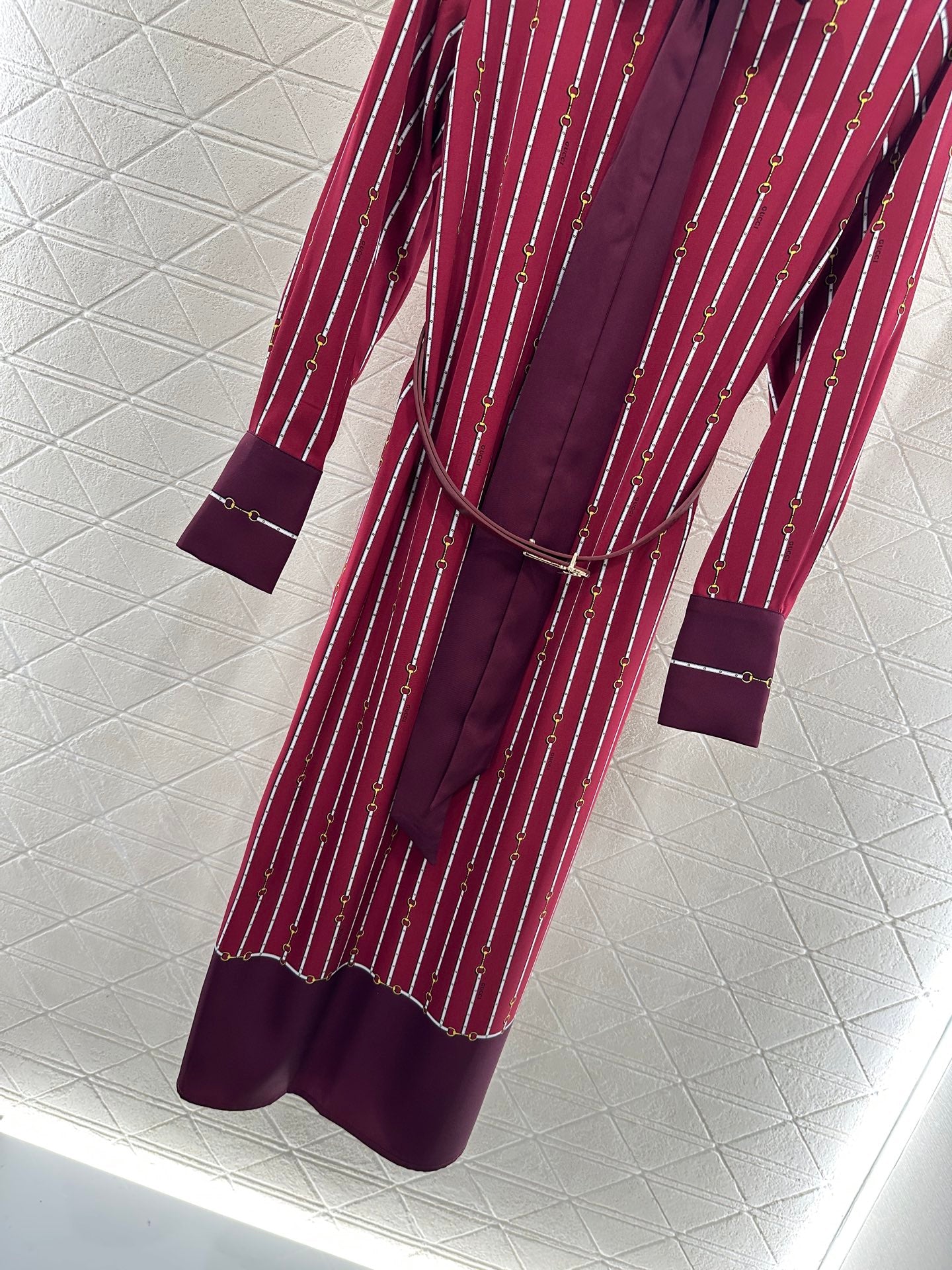 Guc 25fw printed dress