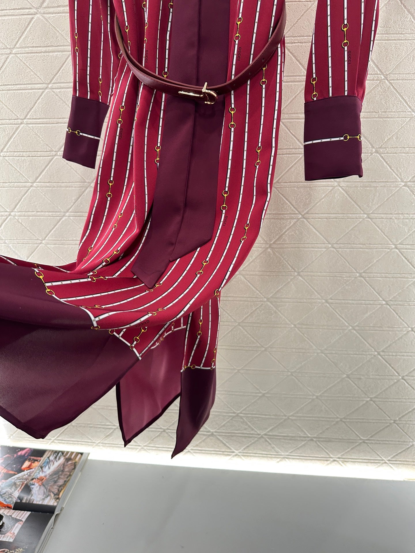 Guc 25fw printed dress