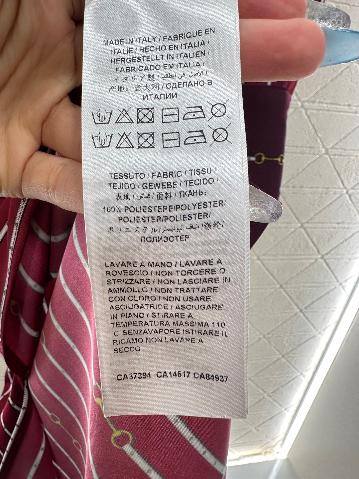 Guc 25fw printed dress