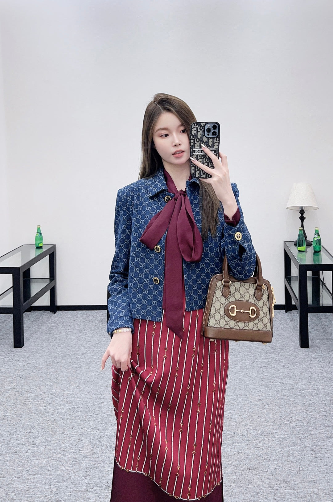 Guc 25fw jacquard jacket