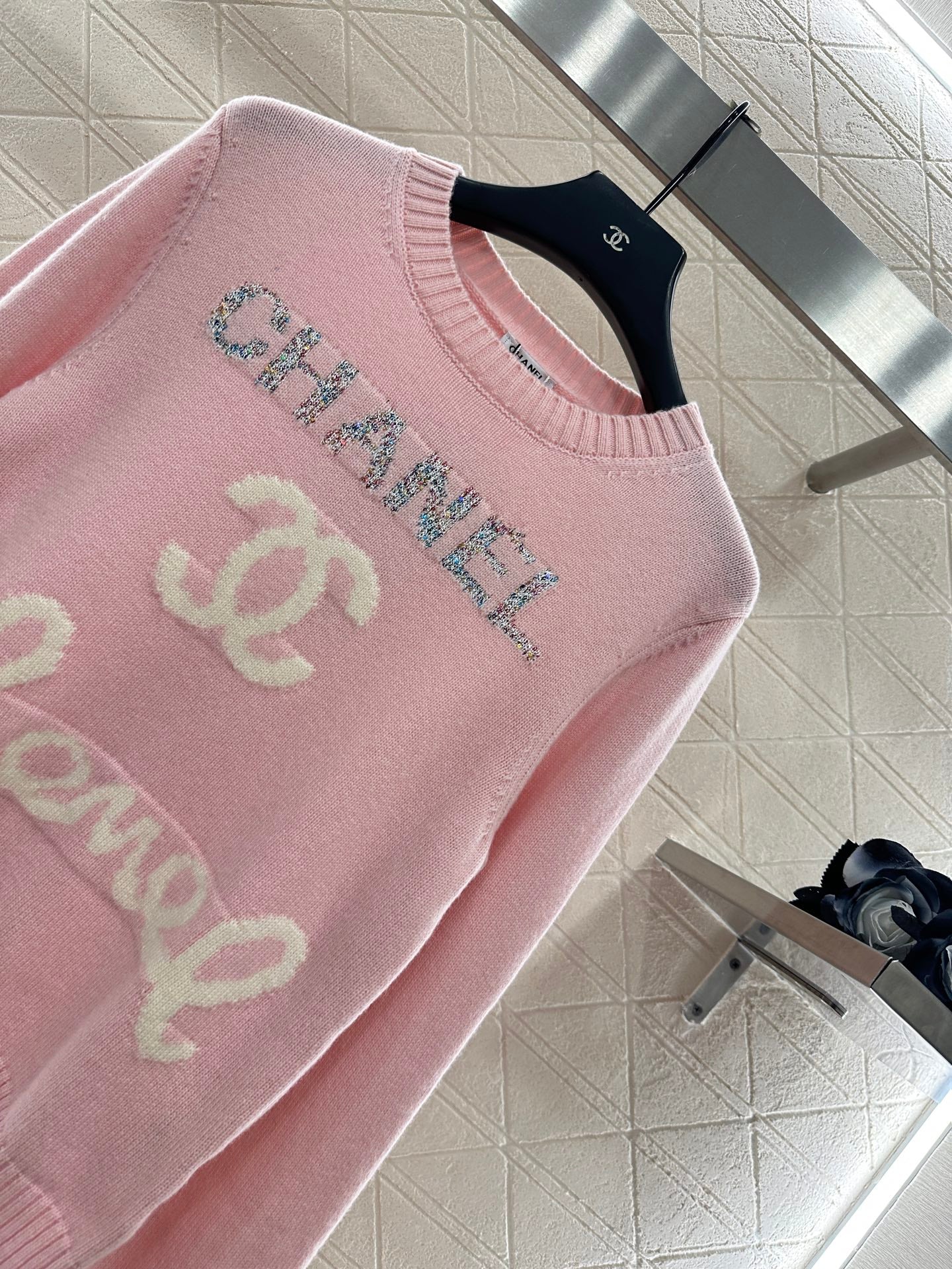 Chan 25fw knitted shirt