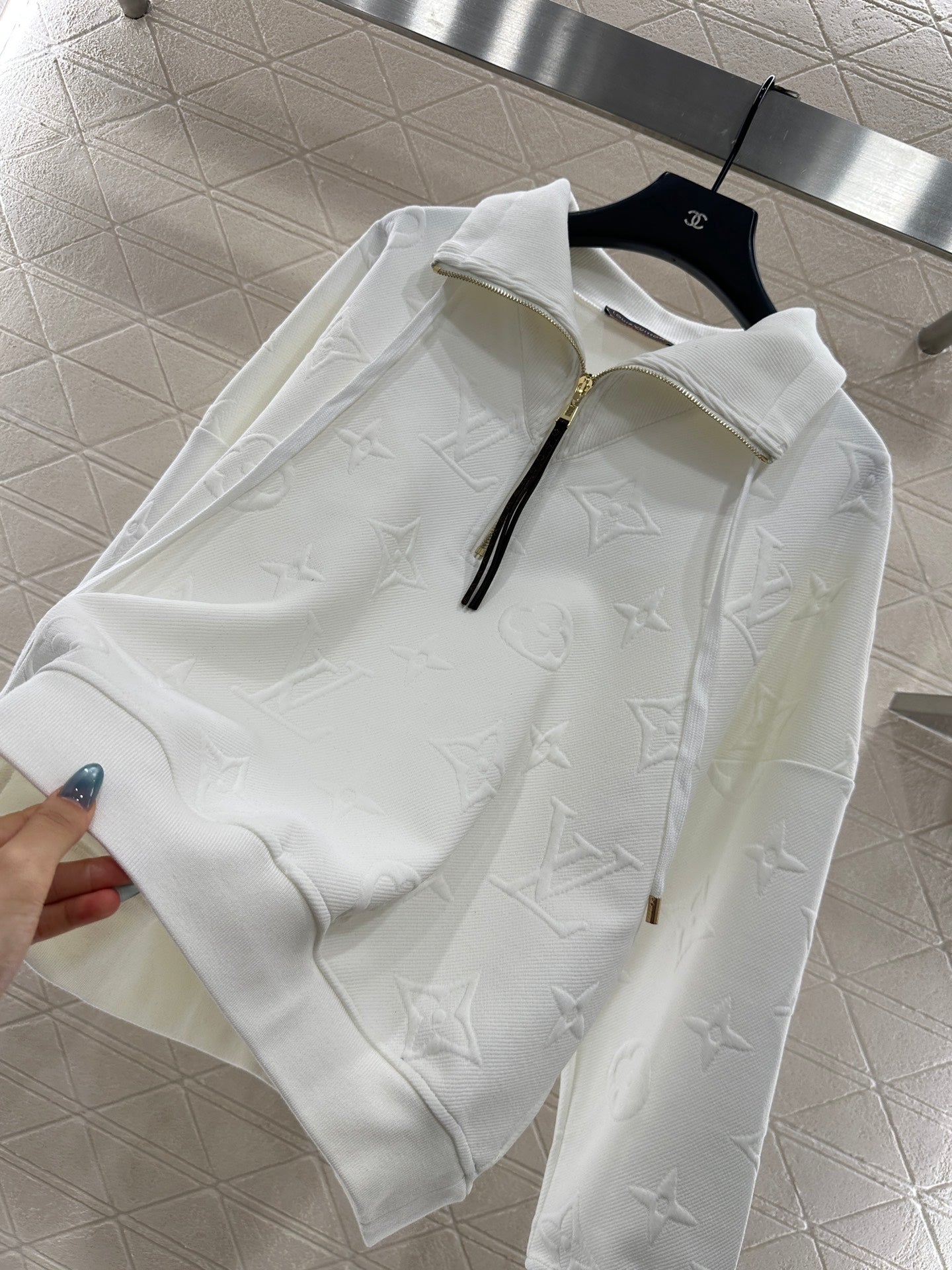 Louis 25fw jacquard hoodie