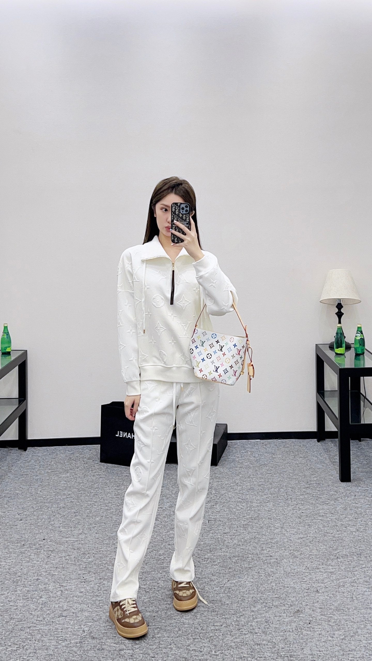 Louis 25fw jacquard hoodie