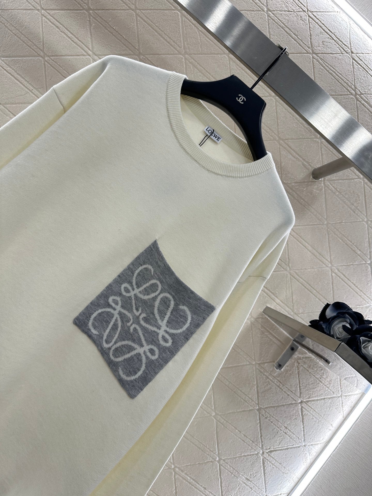 Loe 25fw knitted shirt