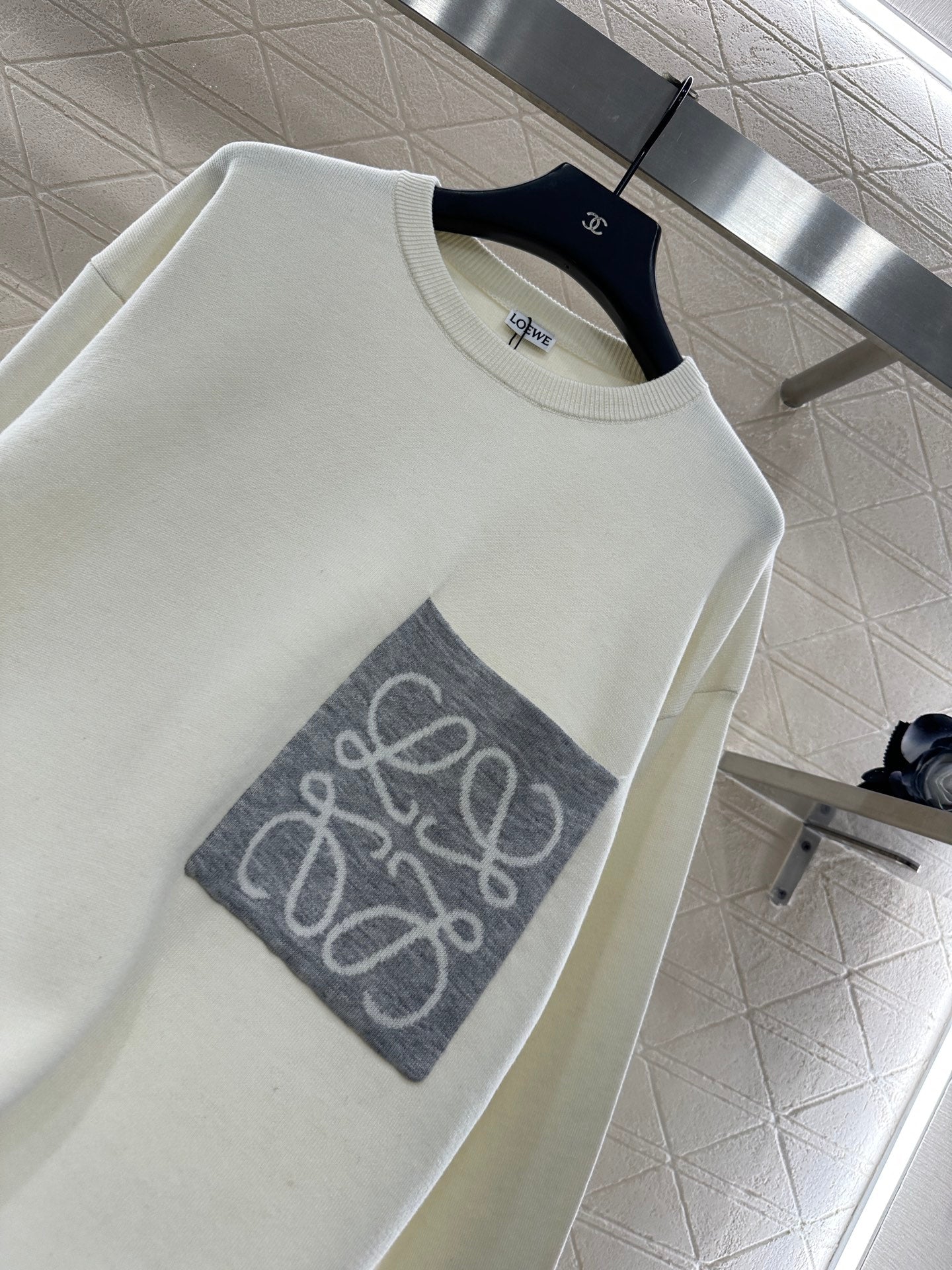 Loe 25fw knitted shirt