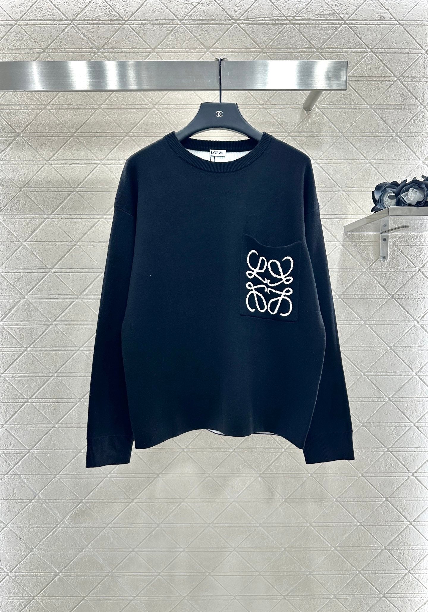 Loe 25fw knitted shirt