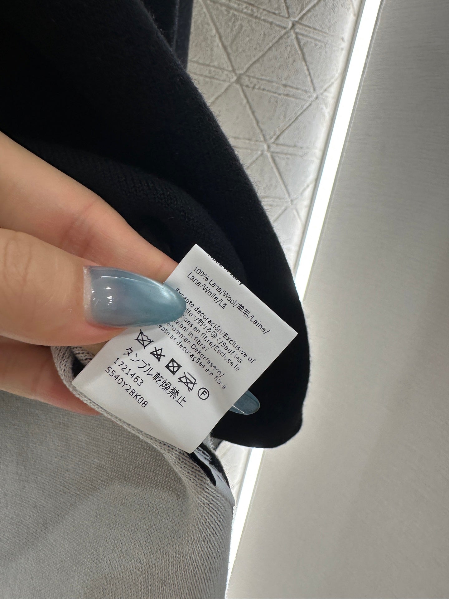 Loe 25fw knitted shirt