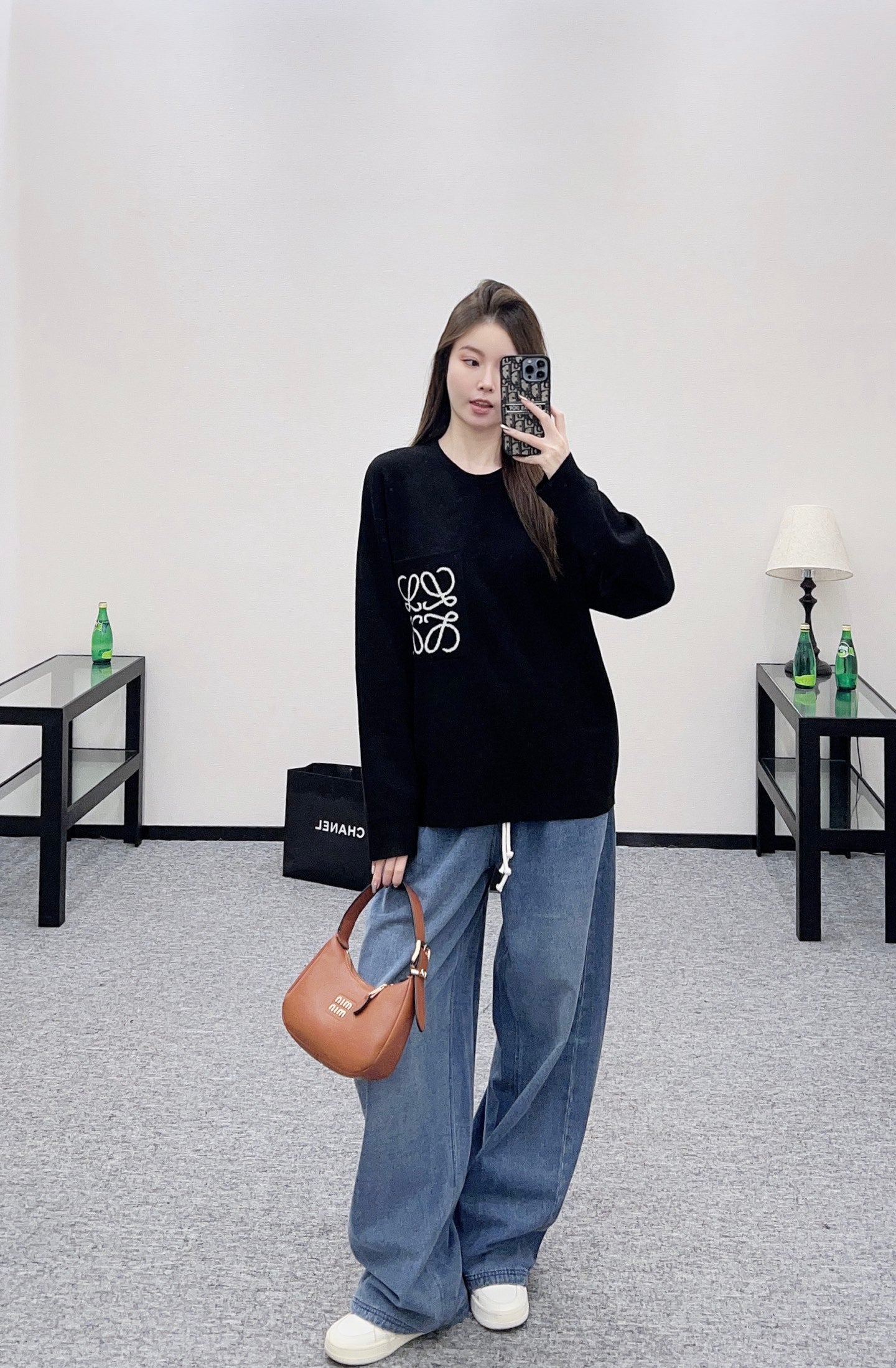 Loe 25fw knitted shirt