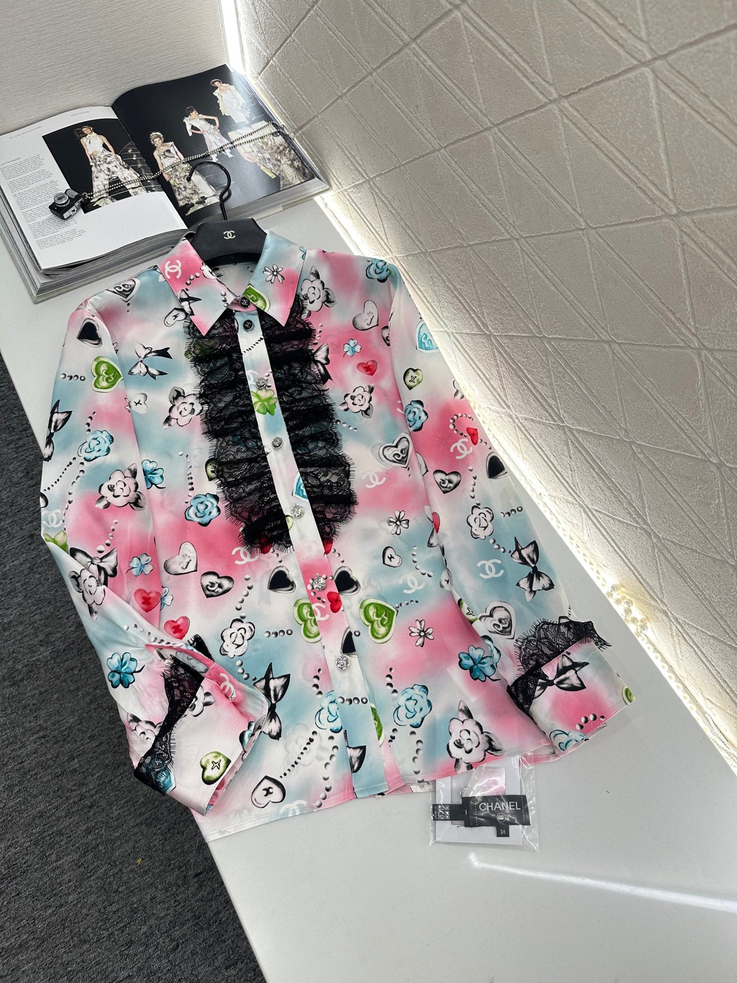 Chan 25fw silk shirt