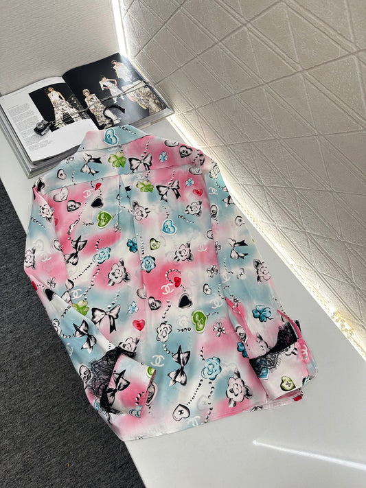 Chan 25fw silk shirt