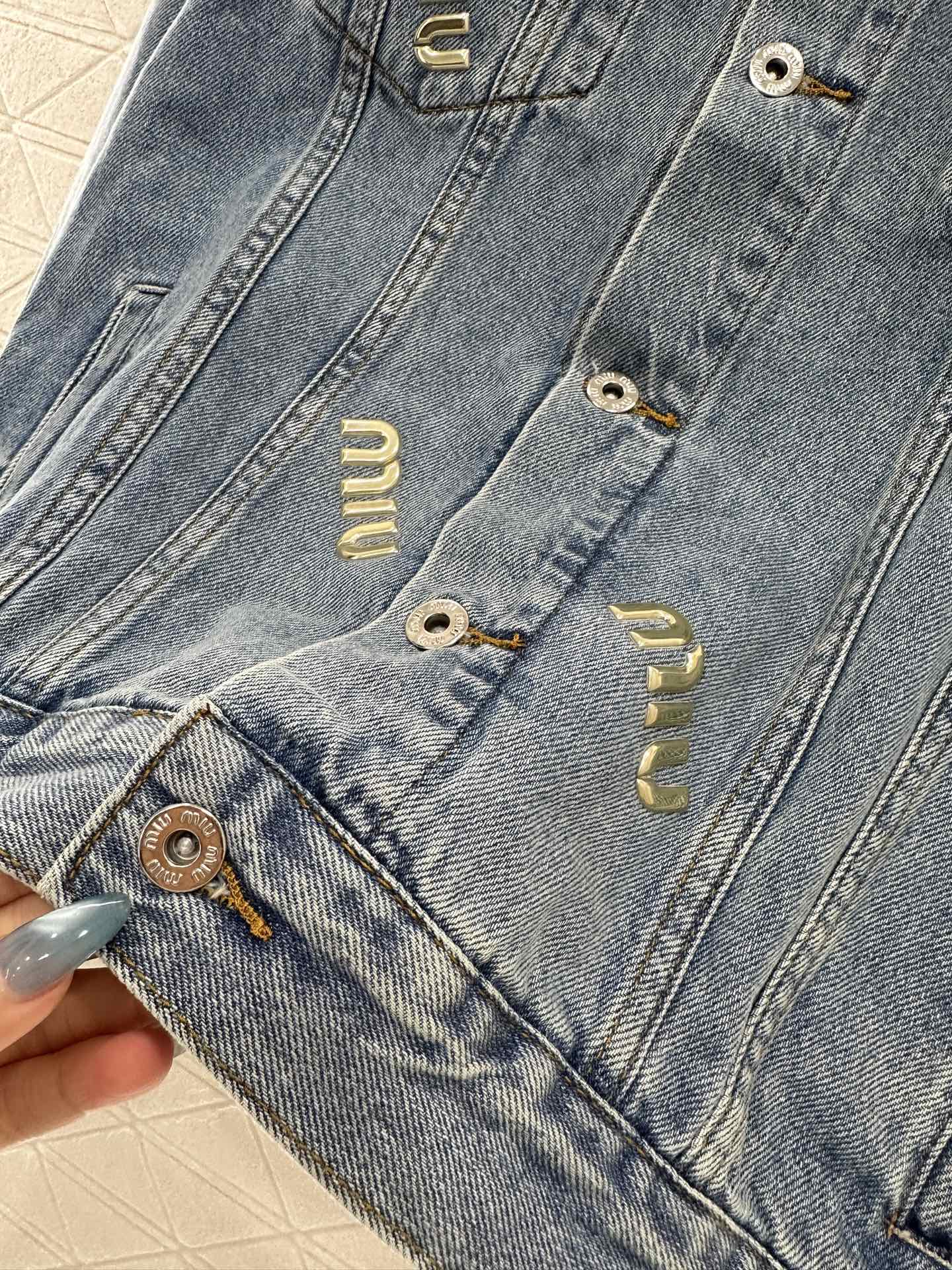 Miu 25fw denin jacket