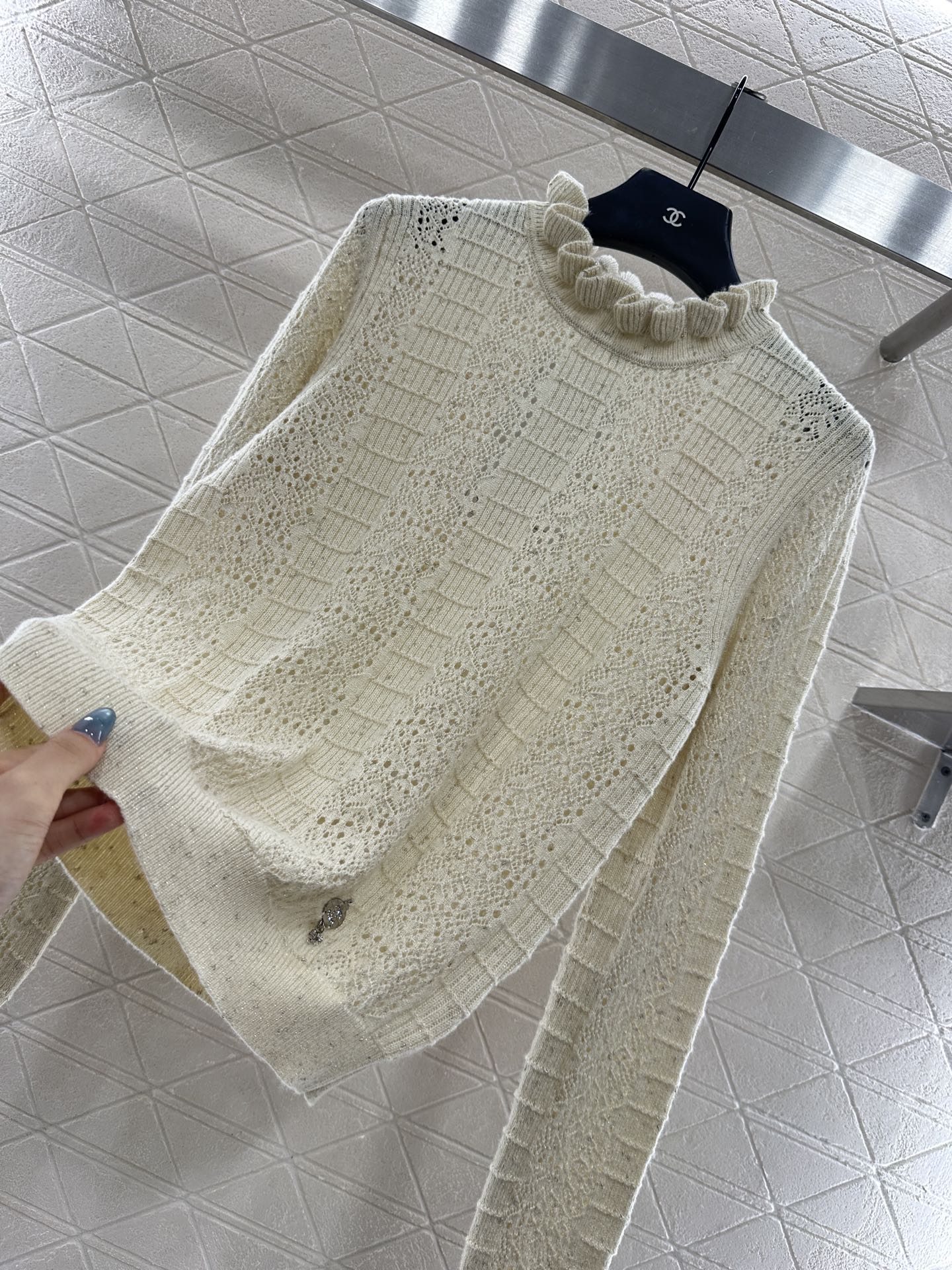 Chan 25fw knitted shirt