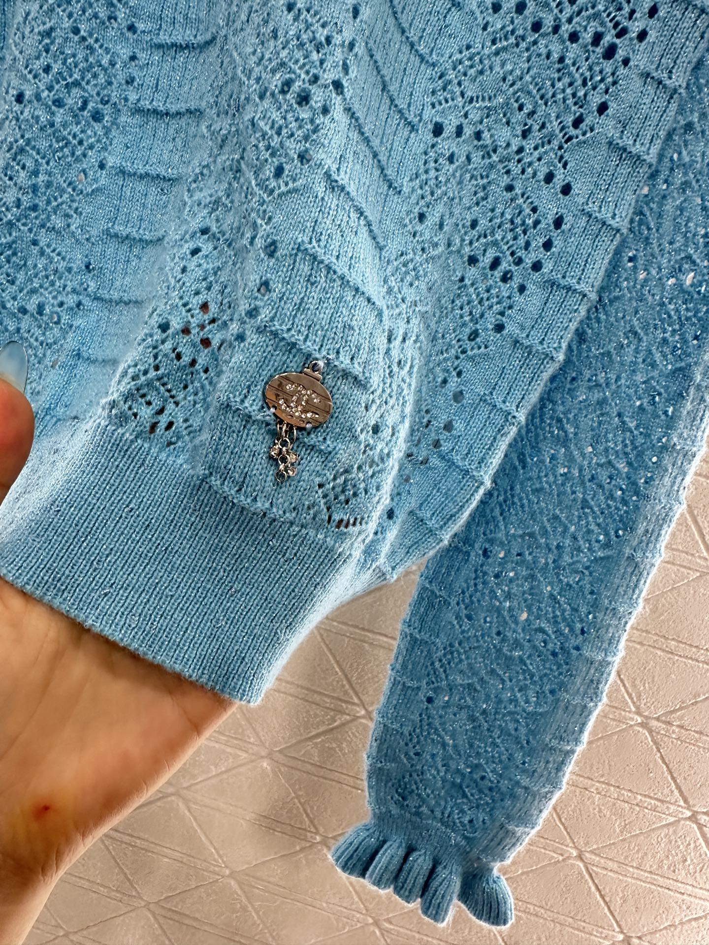 Chan 25fw knitted shirt