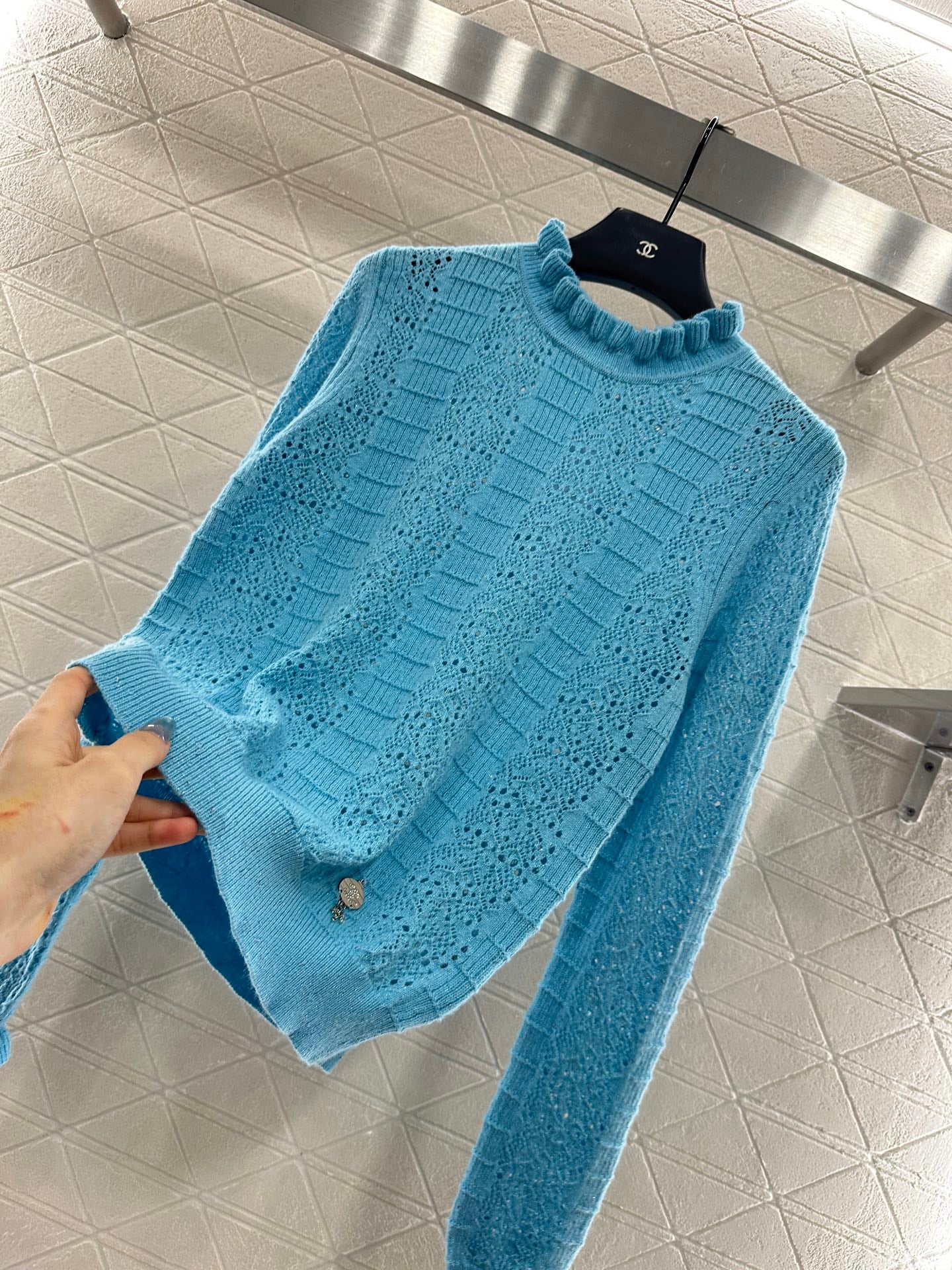 Chan 25fw knitted shirt