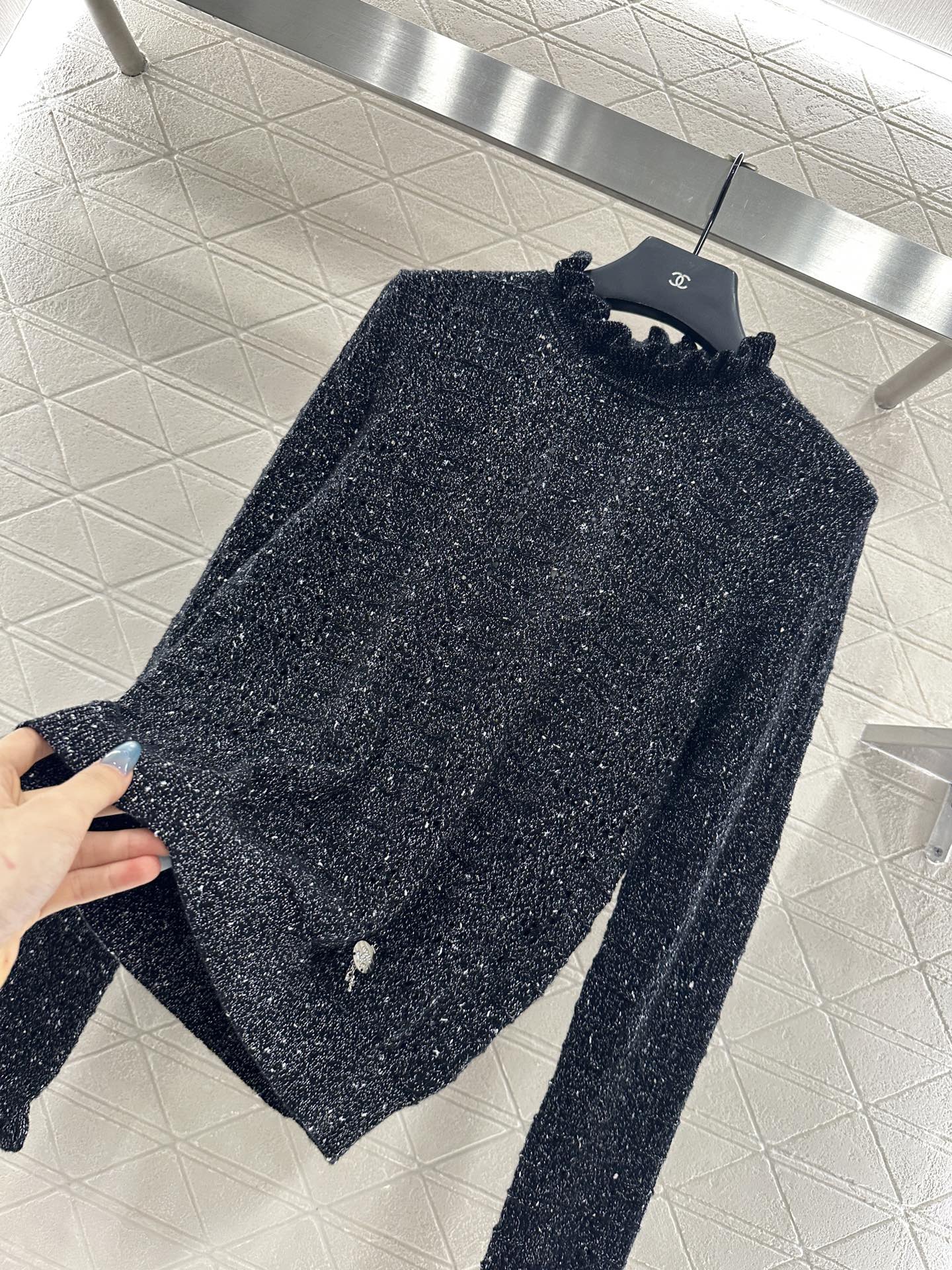 Chan 25fw knitted shirt