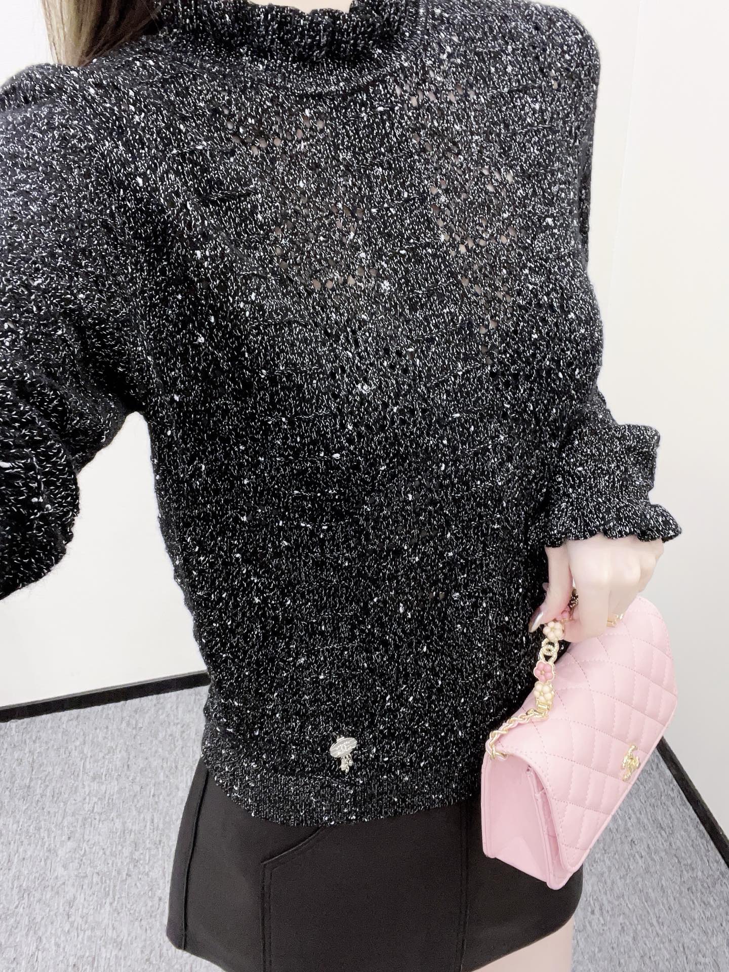 Chan 25fw knitted shirt