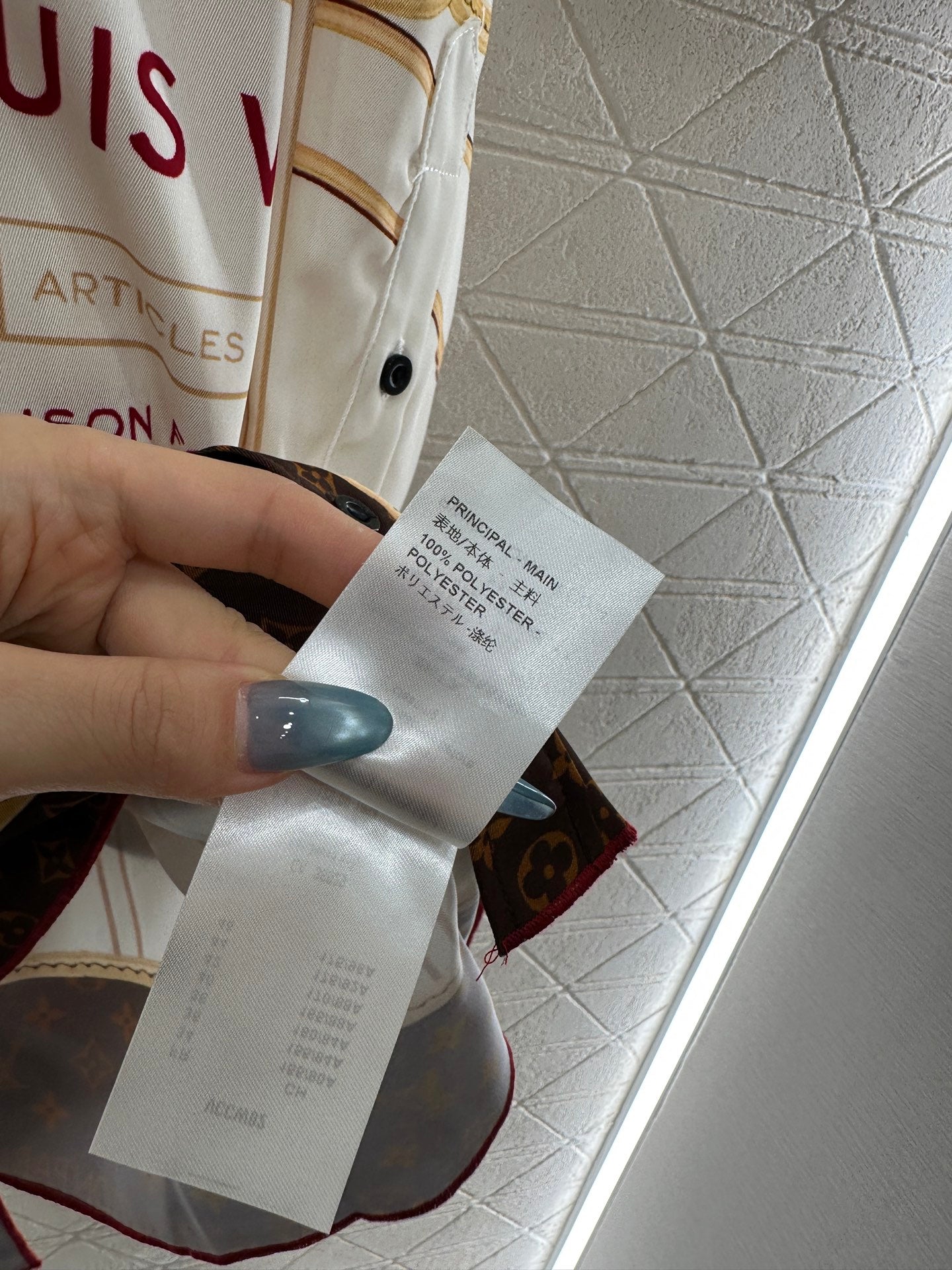 Louis 25fw printed shirt